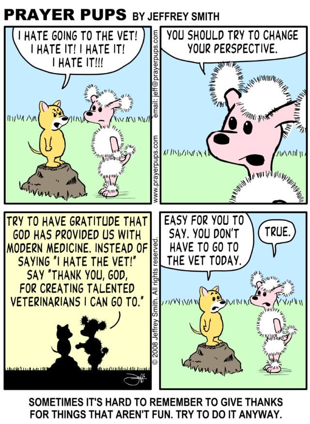 Nim's Got A Bad Gratitude | Christian Cartoons From Prayer Pups ...