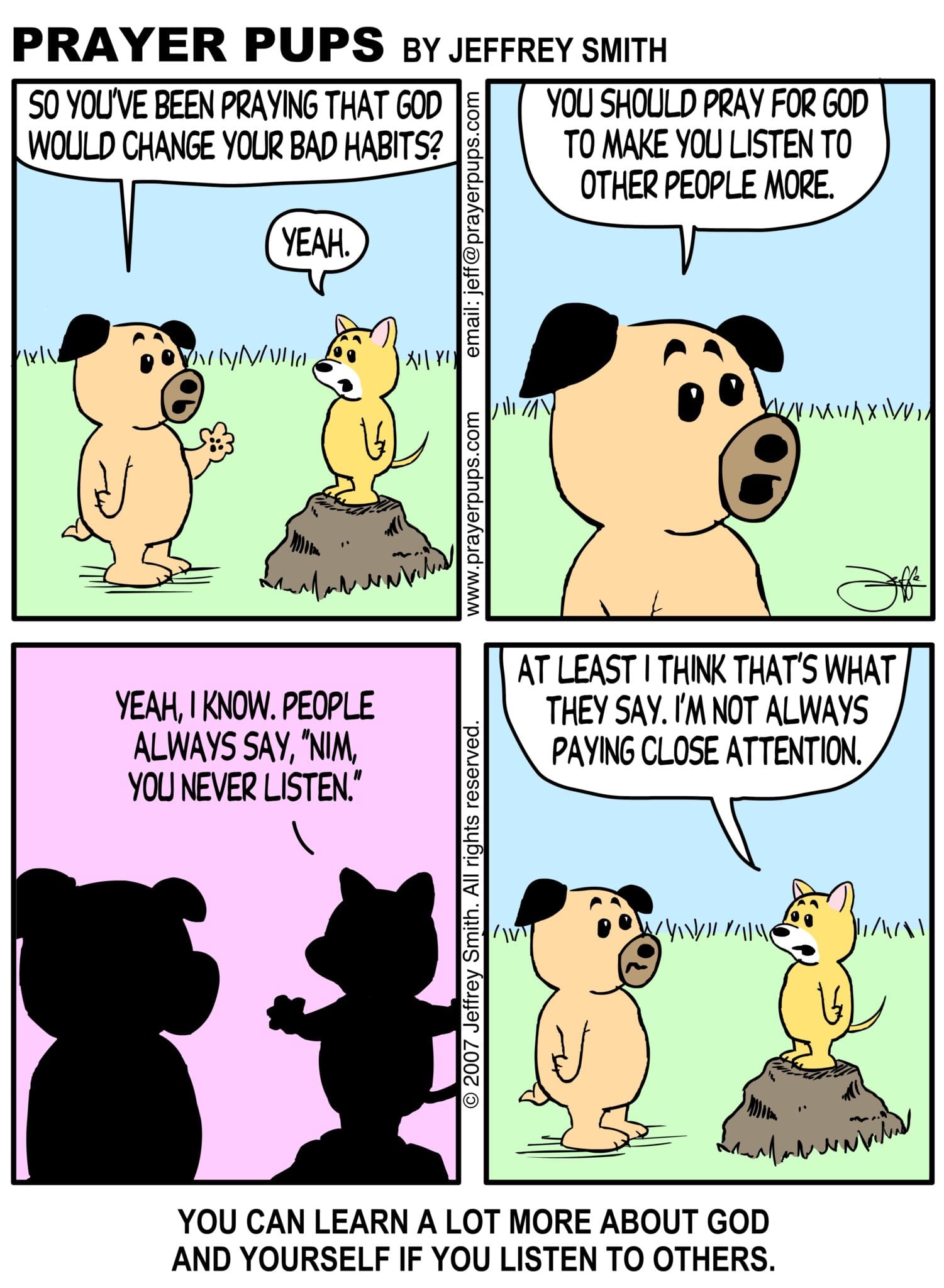 Comics | Christian Cartoons From Prayer Pups Christian Comics