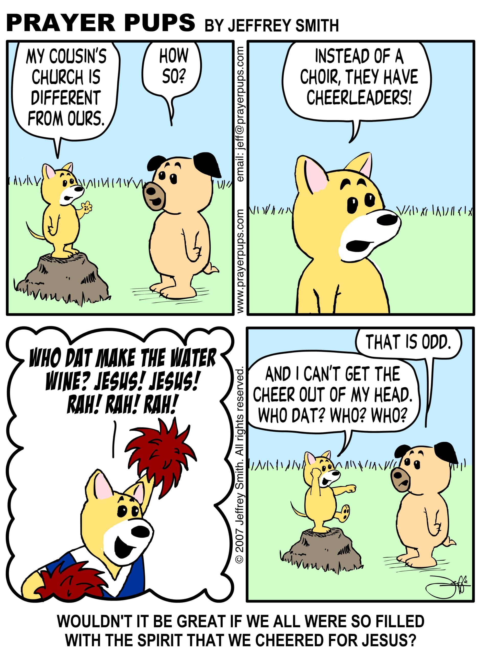 Cheerleaders for Jesus