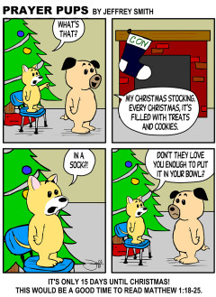 christmas stocking cartoon