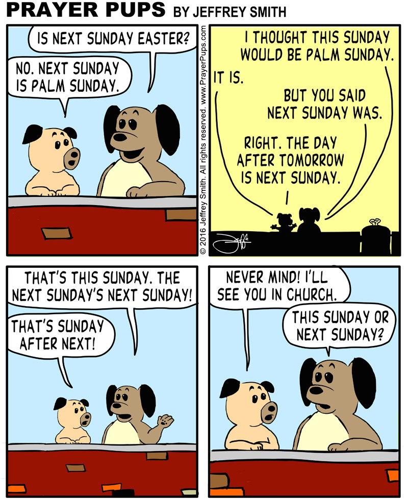 sunday Archives - Christian Cartoons From Prayer Pups Christian Comics