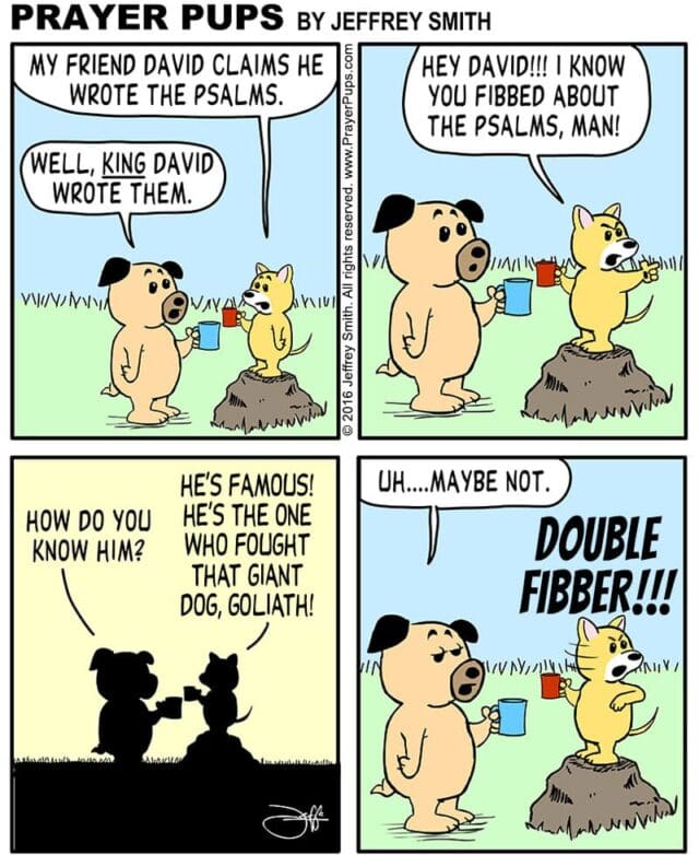 david and goliath cartoon