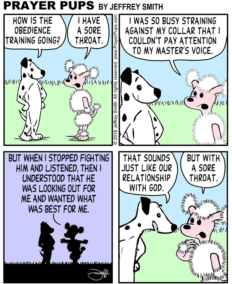 Obedience To God Part 2 - Christian Cartoons From Prayer Pups Christian  Comics