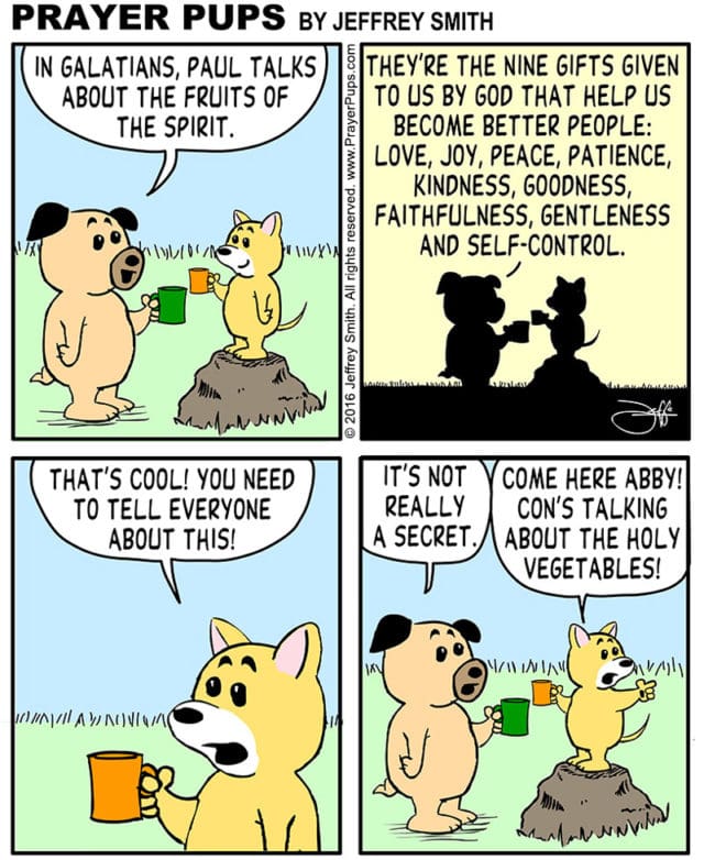 Galatians 5 The Fruits Of The Spirit Christian Cartoons From Prayer