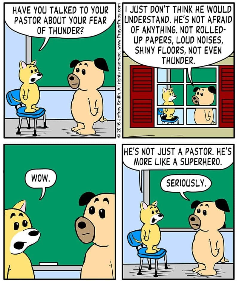 Do Not Be Afraid 4 | Christian Cartoons From Prayer Pups Christian ...