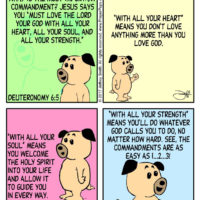 deuteronomy 6 bible verse cartoon