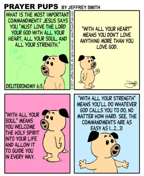 deuteronomy 6 bible verse cartoon