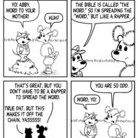 The Word comic from Treasure Hunt Featuring Prayer Pups